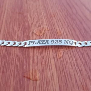 Guillo con placa de plata 925 5MM