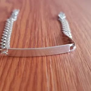 Guillo con Placa de Plata 925 6MM | Joyería Fina y Personalizada