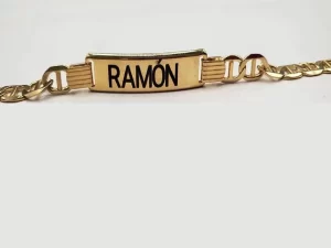 Guillo con baño de Oro 14k