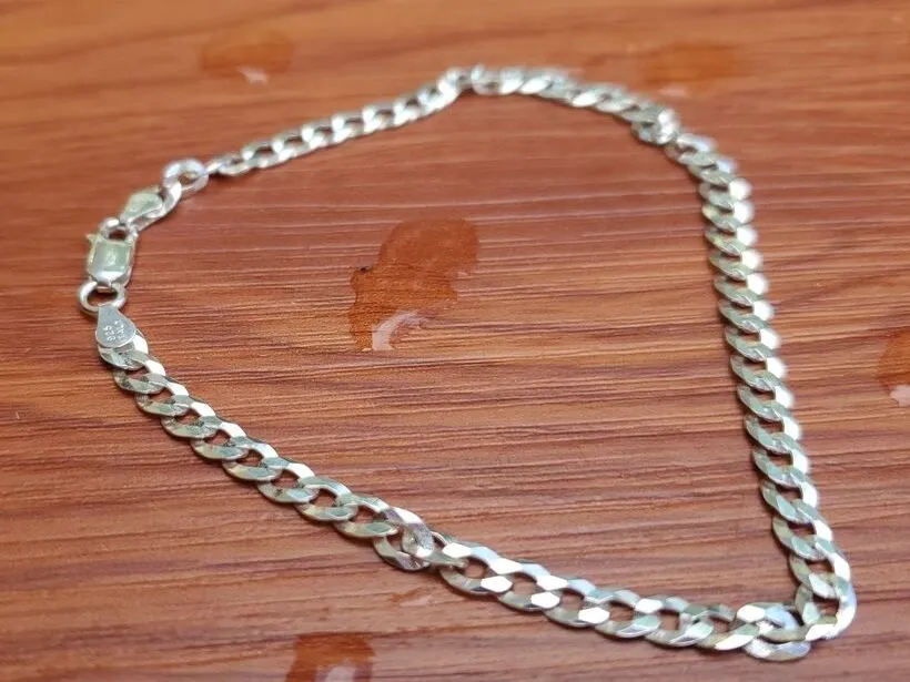 Guillo de mano o pies de mujer plata 925 5MM derecha