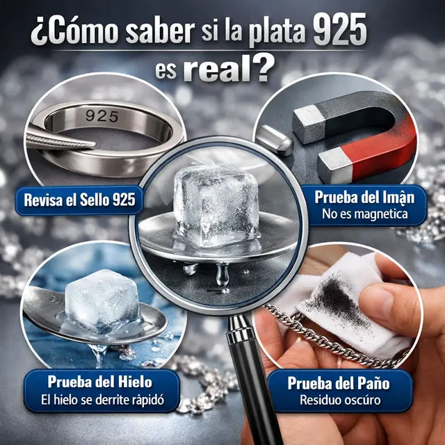 Como saber si la plata 925 es real